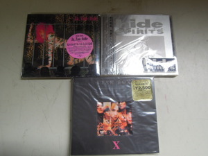 (NR)Hide X JAPAN CD　３枚セット　倉庫長期保管品