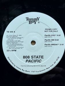 【 Remix by Justin Strauss！！】808 State - Pacific Tommy Boy - TB 949 ,フォーマット：Vinyl ,12 , 33 1/3 RPM ,Stereo ,US 1989