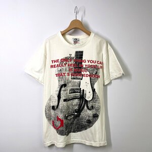 【00年製】GOODENOUGH グッドイナフ グレッチ Tシャツ L ホワイト 白 ギター 半袖 anvil GRETSCH