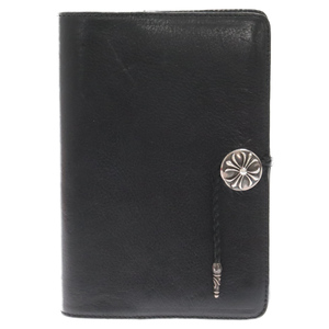 CHROME HEARTS クロムハーツ AGENDA PLAIN アジェンダ クロスボールレザーブレイド手帳カバー