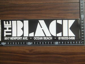 ◆新品U.S.正規品オーシャンビーチ【THE BLACK】特大バンパー・ステッカー@限定出品◆送料230円～