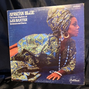 Les Baxter Orchestra And Chorus / African Blue (The Exotic Rhythms Of Les Baxter Orchestra And Chorus) LP GNP Crescendo