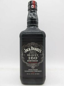 未開栓 洋酒 ジャックダニエル 誕生160周年記念ボトル JACK DANIEL