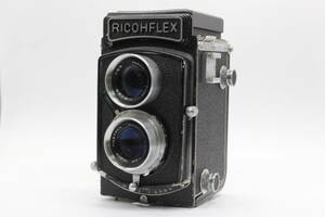 【返品保証】 リコー Ricoh Ricohflex Riken 8cm F3.5 二眼カメラ s6374