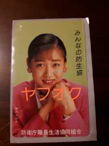 細川ふみえ みんなの防生協 防衛庁職員生活協同組合 テレカ テレホンカード 当時物 激レア入手困難 防衛省 昭和アイドル