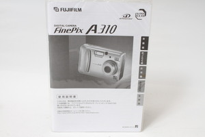 ★中古品★FUJIFILM　フジ　デジタルカメラ　ファインピクス　A310　使用説明書
