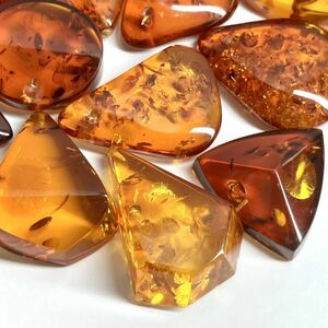 ●天然本琥珀19点おまとめ200ct●f ルース 裸石 宝石 ジュエリー jewelry アンバー こはく amber コハク DC0 