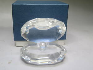 クリスタルガラス 真珠貝のリングホルダー 指輪置き