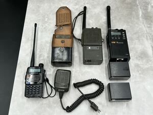 【ジャンク】ナショナル EK-219 | ケンウッド TH-205 | ケンウッド SMC-30 | BAOFENG UV-5RA トランシーバー ハンディ 無線機 