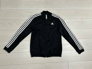 ★adidas アディダス ジャージ 上 ジャケット 黒 Lサイズ 165/88A 3本ライン★