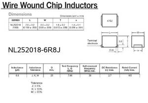 ■TDKインダクタ6.8μHを50本■NL252018■追加可■