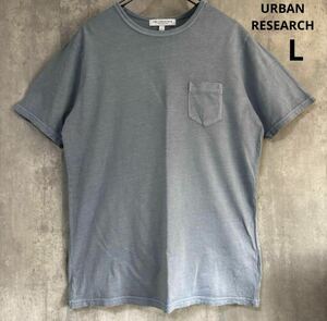 アーバンリサーチ　URBAN RESEARCH Tシャツ　L ブルー