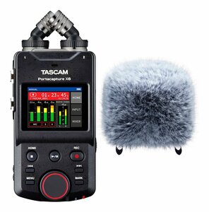 ★TASCAM Portacapture X6+WS-86 32bitフロート録音 6トラックポータブルレコーダー/ウィンドスクリーン付★新品送料込