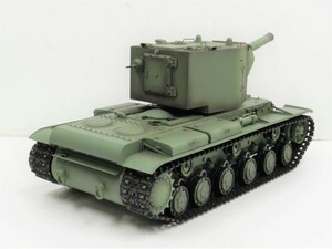 【塗装済み完成品 赤外線バトルシステム付 対戦可能】HengLong Ver.7.0 2.4GHz 1/16 戦車ラジコン ソビエト　KV-II ギガント 3949-1