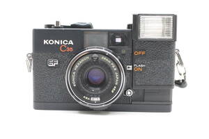 ★良品★KONICA コニカ C35 EF HEXANON 38mm F2.8 人気の単集点式搭載コンパクトフィルムカメラ！動作品！ OK6579