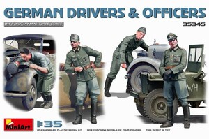 ICM 1/35 ドイツ兵ドライバー＆士官セット・ジャンク プラモデル 35345 アイシーエム２
