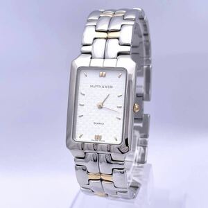 MAPPIN & WEBB マッピン & ウェッブ 3.038.0.0.81 腕時計 ウォッチ クォーツ quartz SWISS MADE スイス製 銀 シルバー P313