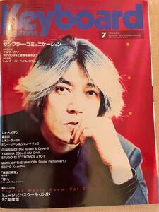 キーボードマガジン1996年7月号坂本龍一レイヘイデン冨田勲レオンラッセルビリーシーンジョンノヴェロ堀越昭宏堀江博久