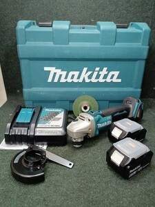 未使用 Makita マキタ 18V 100mm 充電式ディスクグラインダ GA404DRGXN