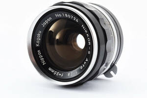 ★希少品★ニコン NIKON NIKKOR-S auto 35mm F2.8 pat.pend.刻印あり #258