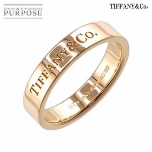 ティファニー TIFFANY&Co. フラット バンド 10号 リング K18 PG ピンクゴールド 750 指輪 Ring 90220342