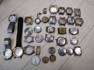 ジャンク 時計 パーツまとめて 部品 腕時計 文字盤 時計部品 補修パーツ ムーブメント SEIKO ORIENT