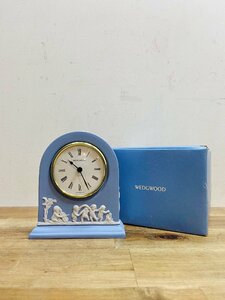 WEDGWOOD ウェッジウッド ジャスパー アッシュ時計 置時計 コレクション 中古イングランド 英国【9587】