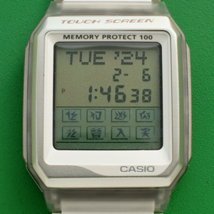 ＊CASIO DATE BANK VDB-200SJ＊タッチスクリーンハングル