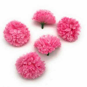 造花 菊 ミニサイズ 花のみ 4センチ 5個 (ピンク)