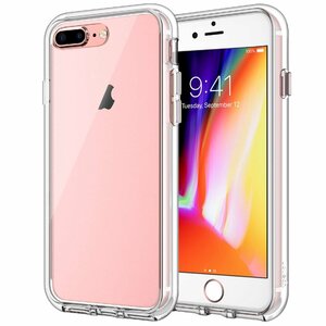 JEDirect iPhone7 Plus iPhone8 Plus ケース 黄ばみなし バンパー 衝撃吸収 傷つけ防止 (クリア)