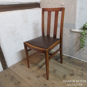 イギリス アンティーク 家具 ダイニングチェア 椅子 イス チェア 店舗什器 カフェ 木製 英国 DININGCHAIR 4893d