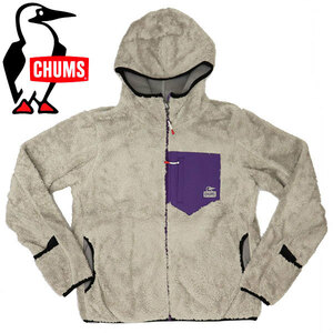 CHUMS (チャムス) CH04-1387 Bonding Fleece Zip Parka ボンディングフリースジップパーカー CMS144 G059MelangeGray M