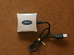 BUFFALO ゲームパッドコンバーター 2パッドタイプ PS/PS2コントローラーをUSBに変換　BGCUPS201SVA 送料230円　中古品
