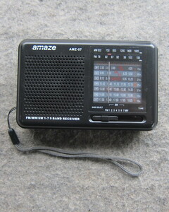 TAITAN amaze ミニ３波ラジオ AMZ-07 新電池付 動作確認品 12-20-3