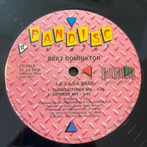 BEAT DOMINATOR/ 1-2-3-4-5-6 BASS/レコード/中古/DJ/CLUB