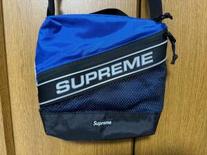 美品 Supreme 23AW WEEK 1 X-Pac Shoulder Bag ナイロン ロゴ ショルダーバッグ 青 ブルー ショルダー バック バックパック ウエストバッグ