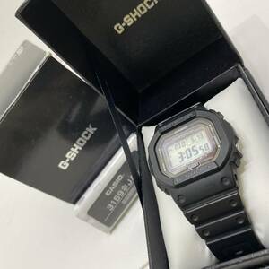 【中古】CASIO G-SHOCK タフソーラー デジタル腕時計 GW-5000U-1JF ブラック 1円～