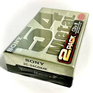 未開封　カセットテープ　SONY　METAL　CDix Ⅳ　54　2PACK　　　S318 