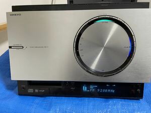 ONKYO CR-T1リモコン有り CDプレーヤー MDプレイヤー　CDのピック新品　スピーカー　スピーカーケーブル　電源ケーブル　セット　ジャンク