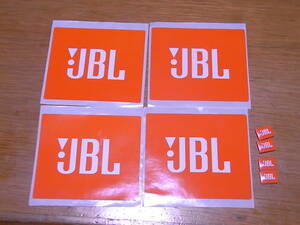 JBL　ステッカー　スピーカープレート４枚セット　音響　音楽　未使用