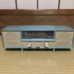 【昭和レトロ】ビクター　真空管ラジオ　5A-2218