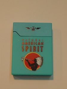 NATURAL AMERICAN SPIRIT ナチュラルアメリカンスピリット ターボライター ガス注入式 非売品 未使用 新品 廃盤品 ターコイズブルー 