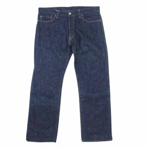 MOMOTARO JEANS 桃太郎ジーンズ LEVEL 4 ボタンフライ デニム パンツ ジーンズ インディゴブルー系 36【中古】