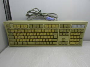 【YKB0314】★FUJITSU 富士通 CP041811-01(N860-8728-T110) PS/2接続 日本語キーボード 動作確認済★中古