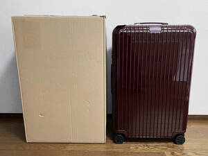 RIMOWA ESSENTIAL Check-In L Berry リモワ エッセンシャル ベリー 85L 4輪 スーツケース/original cabin trunk オリジナル salsa サルサ