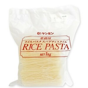 ライスパスタ 1kg 業務用 乾物屋の底力 ケンミン食品 米パスタ スパゲティスタイル 米麺 お米100% 米粉 お徳用