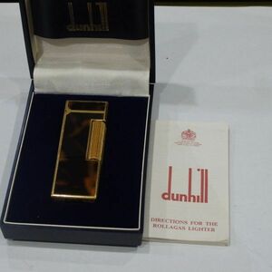 1円スタート激レア 外側美品 dunhill ダンヒル ブラウン 箱付き ガスライター 30614 11-2