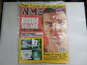 mQ3｜未使用品！【音楽誌／新聞】NME（7/11/1998) CD付き　ROBBIE WILLIAMS OASIS Noel Gallagher ほか