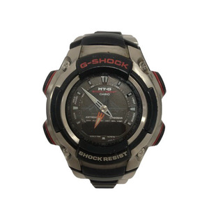 カシオジーショック CASIO G-SHOCK 腕時計 ウォッチ MTG-500 アナログ 黒文字盤 ジャンク 銀 シルバー 黒 ブラック 赤 レッド メンズ