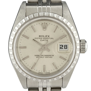 ロレックス ROLEX オイスターパーペチュアル デイト 79240 腕時計 SS 自動巻き シルバー レディース 【中古】